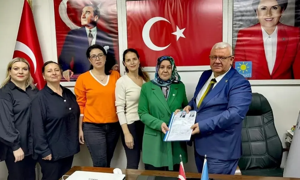 İyi Parti Belediye Başkan A. Adayı Hülya Durmuş Teker Resmi Başvurusunu Yaptı…