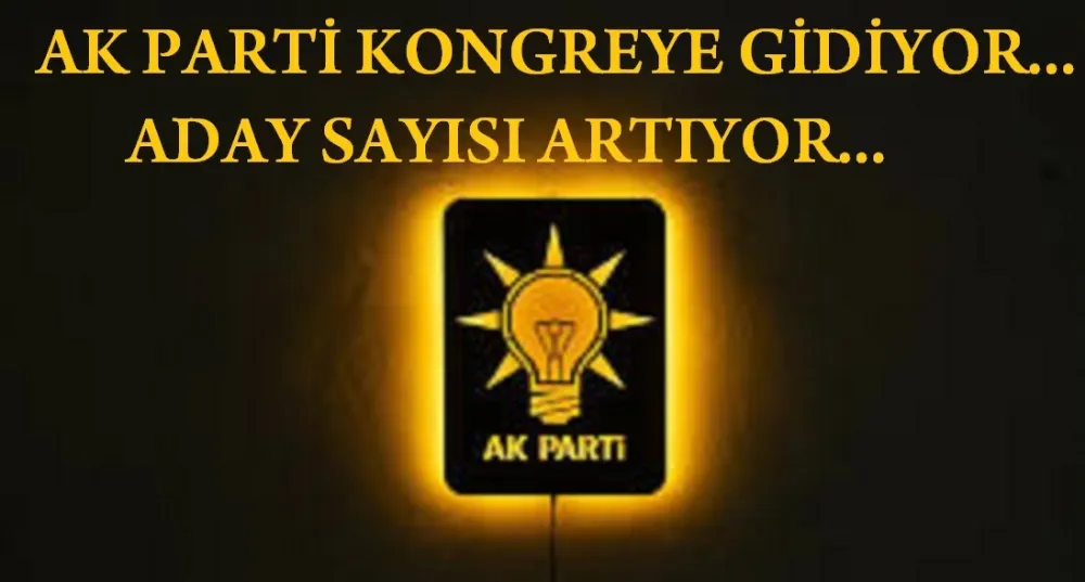 Ak Parti Kongreye Gidiyor İl ve İlçe Başkan Adayları Sayısı Artıyor…