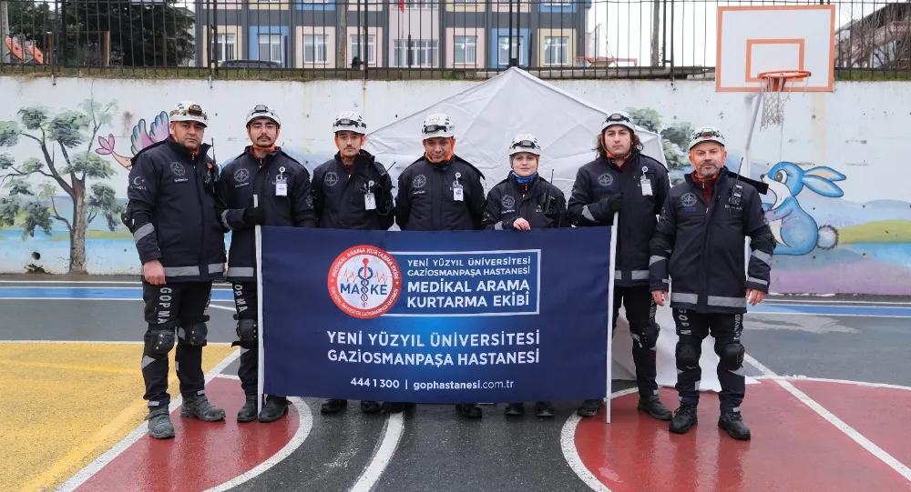 YYÜ GOP HASTANESİ’DEN DEPREM TATBİKATI… 