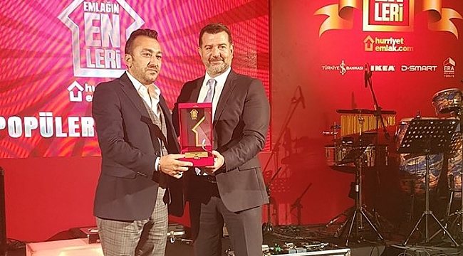  EMLAK ENLERİ 1.ÖDÜLÜ EMLAKÇILAR KRALI PERTA EMLAK ÜMİT TAHMAZ`A VERİLDİ